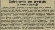 Po wyjściu z restauracji, 1931
