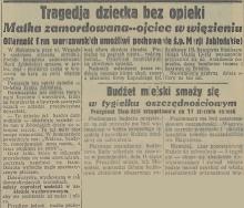 Tragedja dziecka