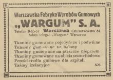 Wargum, 1932