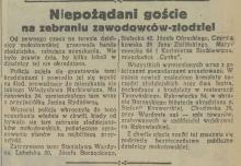 Zebranie zawodowców, 1932