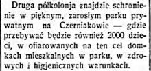 Półkolonie  w pięknym parku, 1932