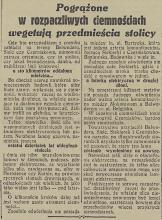 W rozpaczliwych ciemnościach, 1932