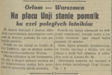 Orłom, 1932