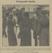 Pożegnanie lotnika, 1932