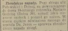 Zbrodniczy napad, 1932