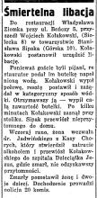 Libacja u Ziomka, 1932