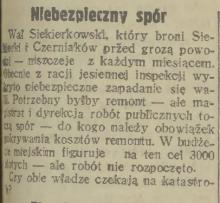Niebezpieczny spór, 1932
