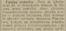 Fatalna pomyłka, 1932
