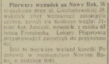 Zatrucie tlenkiem, 1933