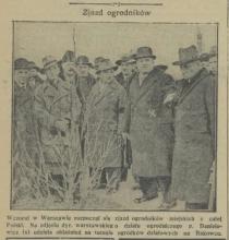 Zjazd ogrodników, 1933