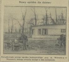 Ogródek przy Wawelskiej, 1933
