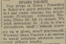 Ofiara nałogu, 1934