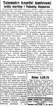 Król morfiny, 1934