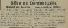 Bójka na Czerniakowskiej, 1934