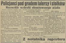 Policjanci pod gradem, 1934