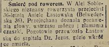 Pod rowerem