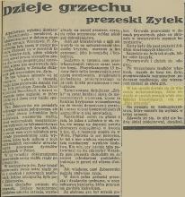 Dzieje grzechu, 1934