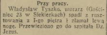 Przy pracy, 1934