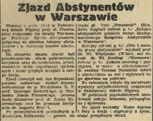 Zjazd abstynentów, 1934