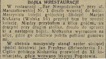 Bójka w Niespodziance, 1935