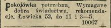 Pokojówka potrzebna, 1935