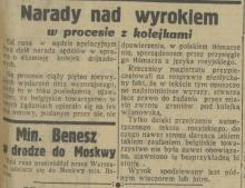 Narady nad wyrokiem, 1935