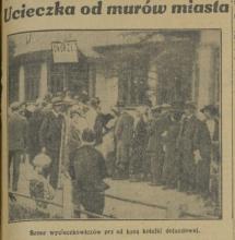 Ucieczka od murów, 1935