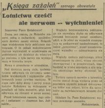 Nerwom wytchnienie, 1935