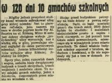 Nowy gmach szkolny, 1935