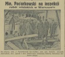 Minister na inspekcji, 1935
