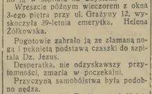 Przyczyną nędza, 1935
