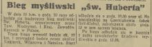 Bieg myśliwski, 1935