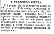 Samobójstwo na Puławskiej, 1936