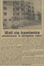 Wali się kamienica, 1936