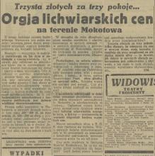 Orgja lichwiarskich cen, 1936