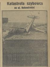 Katastrofa szybowca, 1936