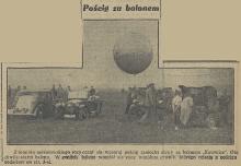 Pościg za balonem, 1936