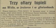Ofiara topieli, 1936