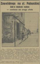 Zawalidroga na wagę złota. 1936