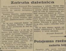 Zatruta dzielnica, 1936