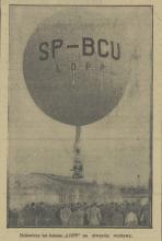 Dziewiczy lot balonu, 1936