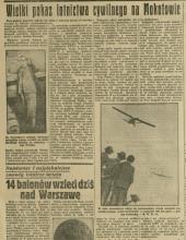 Pokaz lotnictwa. 1936