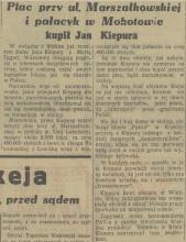 Kiepura kupuje, 1936