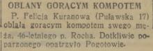 Oblany kompotem, 1936