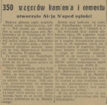 350 wagonów, 1936