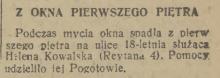 Upadek z okna