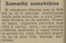 Zamach samobójczy, 1937