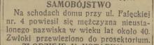 Samobójstwo, 1937