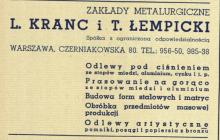 Kranc i Łempicki, 1937