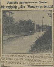 Odolańska po deszczu, 1937